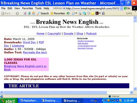 breaking news english level 3